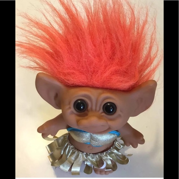 TROLL TIKI BIKINI VINTAGE BIG FEET - Picture 1 of 4